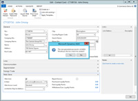 Dynamics NAV - Authorizing a Contact for E-Commerce