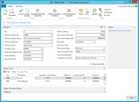 Dynamics NAV - Order Processing